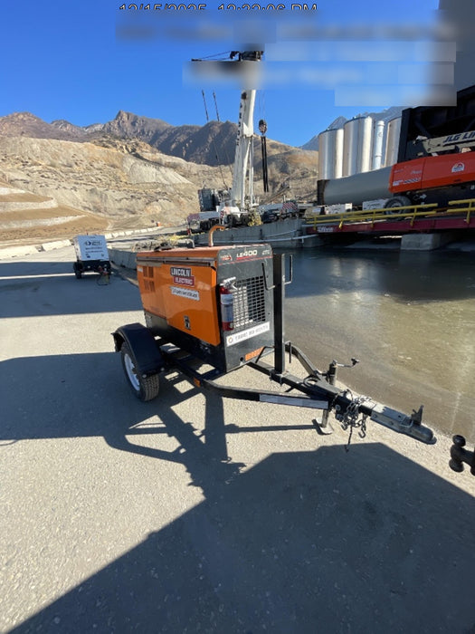 2023 Lincoln Electric LE400 Kubota V1505, Trlr, Cable Rack, Light Kit, ES Decals, T3