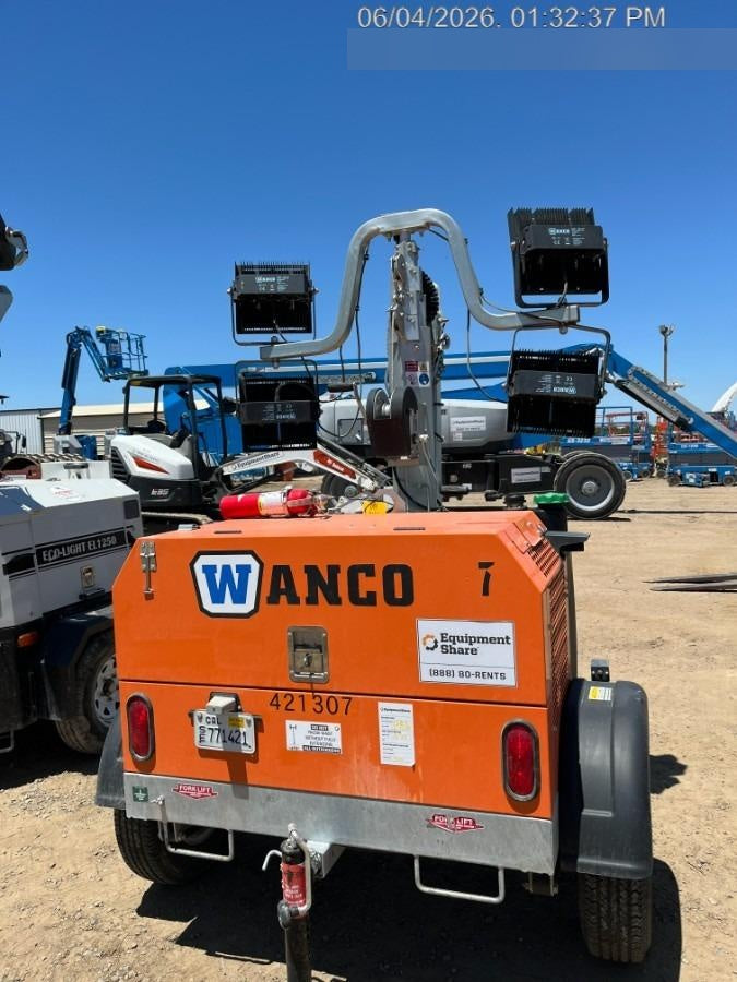 2024 Wanco WLTT-4MM4K Diesel, Deep Sea Controller, Shore Power Plug, Auto Start, (4) 350W LED Floodlights, 4kW Generator, 60 Gal Fuel Tank, 2" Ball, T3