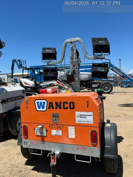 2024 Wanco WLTT-4MM4K Diesel, Deep Sea Controller, Shore Power Plug, Auto Start, (4) 350W LED Floodlights, 4kW Generator, 60 Gal Fuel Tank, 2" Ball, T3