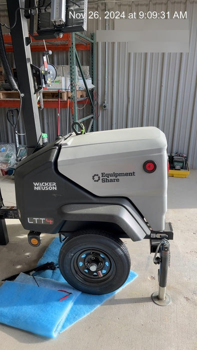 2024 Wacker Neuson LTT4 Diesel, Kohler KDW702, Deep Sea Controller, Auto Start, LED 320W, Bypass Outlet, T3