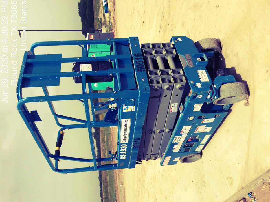 2019 Genie GS-1930 Fixed Rails with Chain Entry