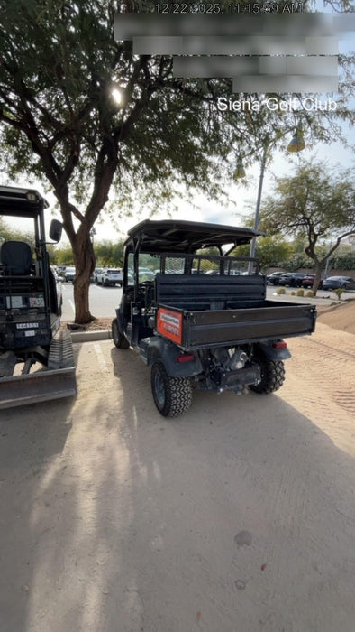 2019 Kubota RTV-X1140W-H 4wd Utility Cart, LED Strobe, Windshield Tempered Glass, Plastic Canopy, Wire Harness Kit, Backup Alarm