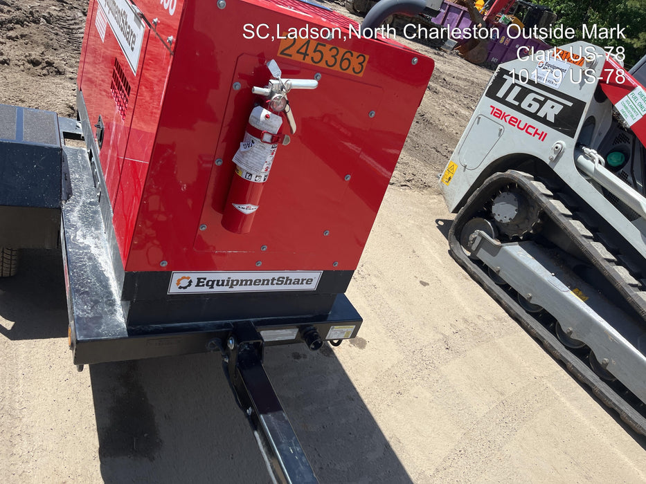 2022 Shindaiwa DGW400MDL Kubota D902 Engine, 23 HP, Dual Op Welder, Wire, Arc, Droop Stick, Tig, and CC Stick Functionality, Simulphase, 3 Phase and 1 Phase Gen Output, Single Axle NB Trlr, Slr Trckl Chrg 12V 12W, Fire Ext