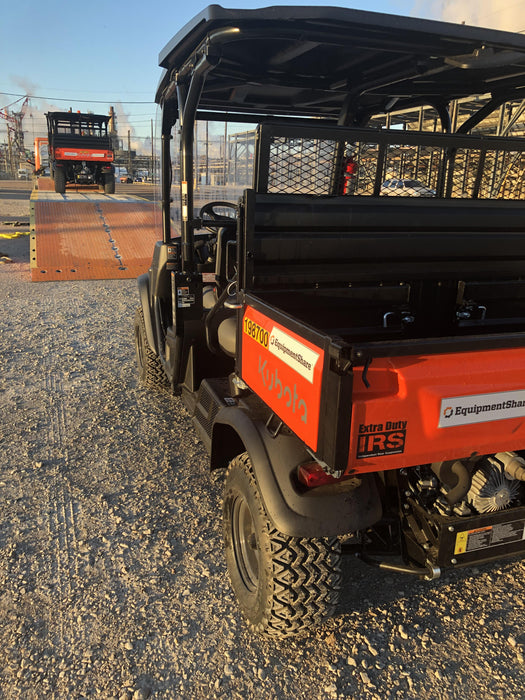 2022 Kubota RTV-X1140W-H Plastic Canopy, Windshield Acrylic Clear, LED Strobe Light, Wire Harness Kit, Back up Alarm