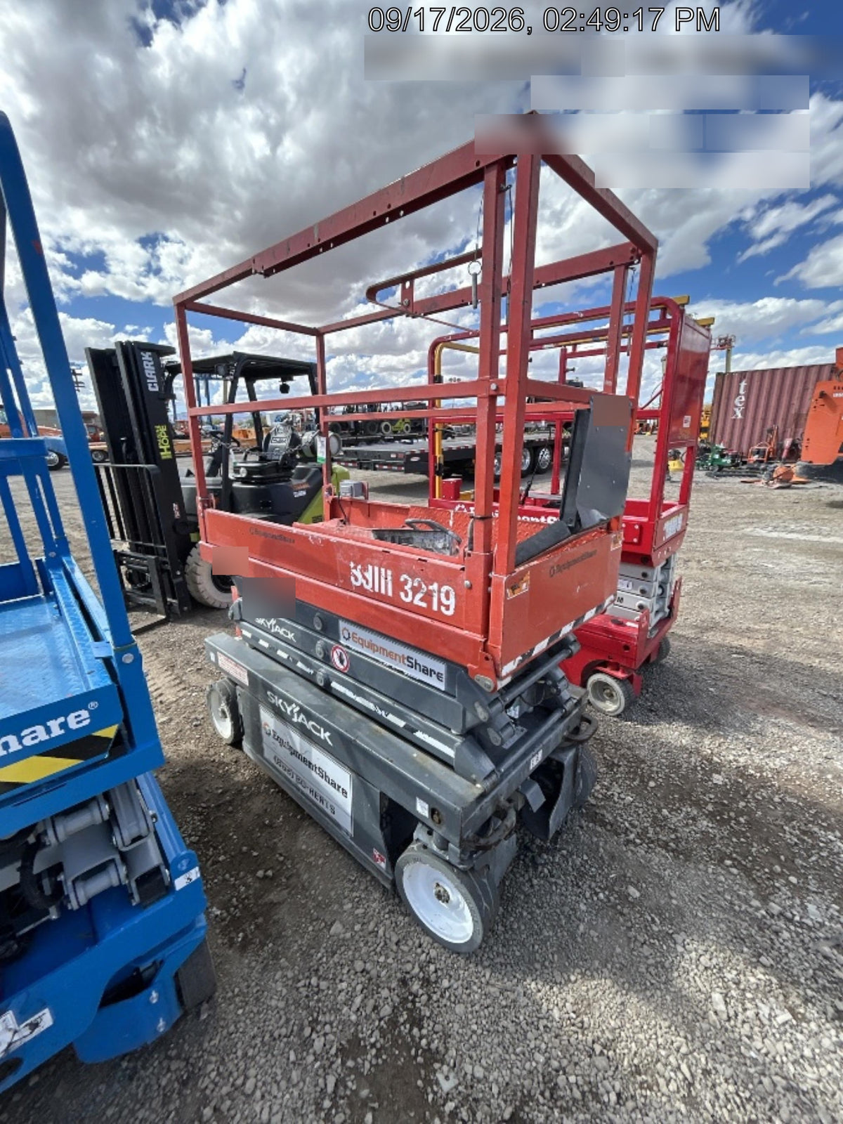 2019 Skyjack SJIII-3219 Skyjack SJIII3219 Standard w/Trojan Batteries