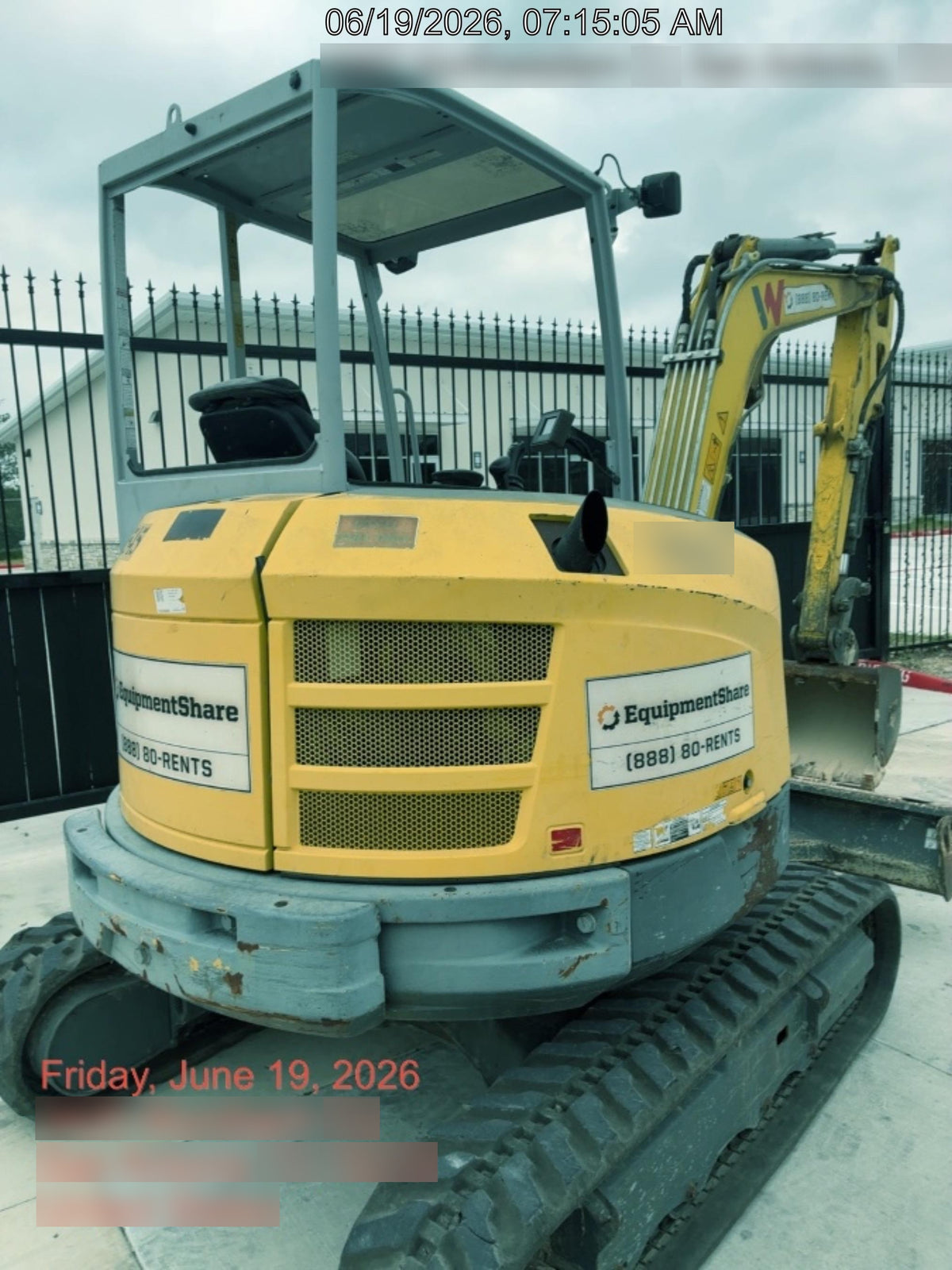 2020 Wacker Neuson EZ36 MX,TRK,LONG,CANOPY w/QC Coupler, 12"/18"/24" HD Buckets