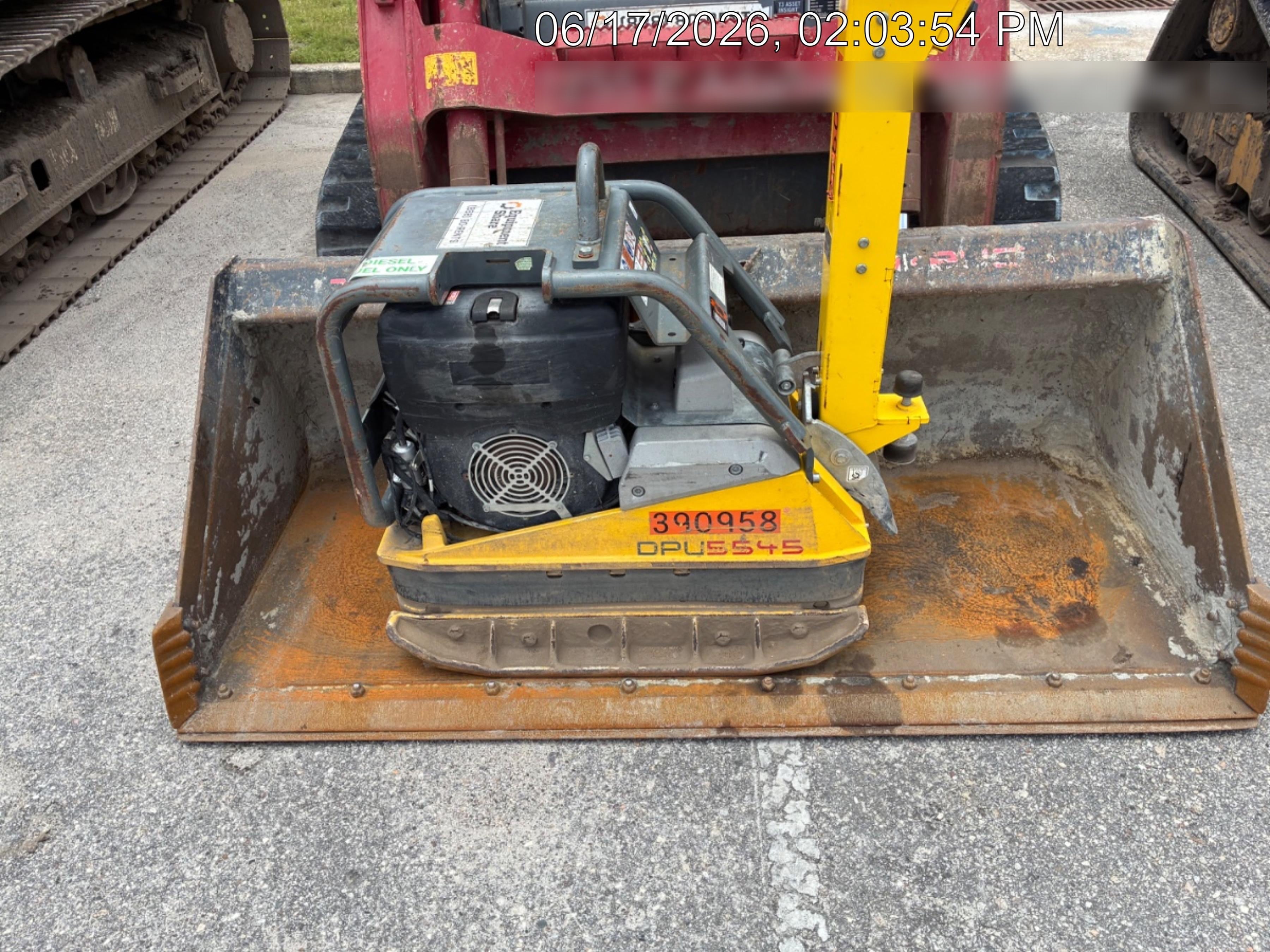 2024 Wacker Neuson DPU5545Heh Vibration Plate DPU 5545Heh US, Diesel,