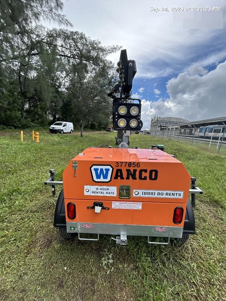 2023 Wanco WLTT-4MM4K Diesel, Deep Sea Controller, Shore Power Plug, Auto Start, (4) 350W LED Floodlights, 4kW Generator, 60 Gal Fuel Tank, 2" Ball, T3