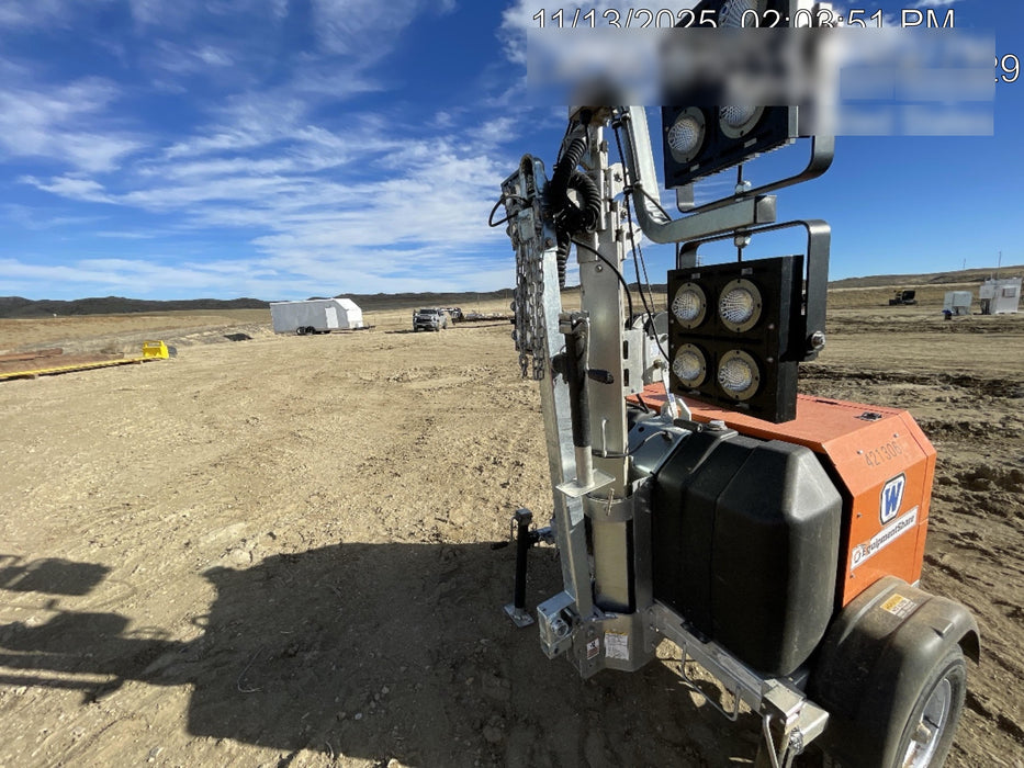 2024 Wanco WLTT-4MM4K Diesel, Deep Sea Controller, Shore Power Plug, Auto Start, (4) 350W LED Floodlights, 4kW Generator, 60 Gal Fuel Tank, 2" Ball, T3