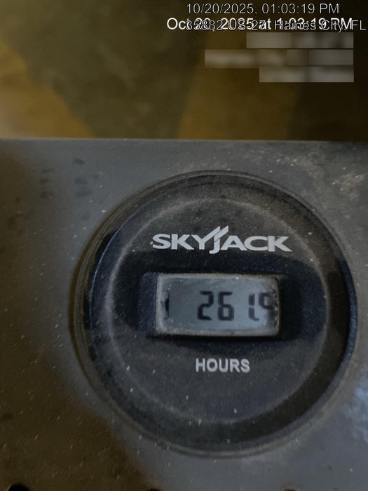 2018 Skyjack SJIII-3219 Skyjack SJIII3219 Scissor Lift w/Trojan Batteries