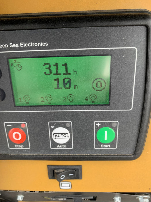 2020 Allmand NLV3GR (4) LED Light Fixture 350W, 23' Vertical Mast, 3kW Prime, Towable, Deep Sea L401, Leveling Jacks, Yanmar T4F 5.8hp