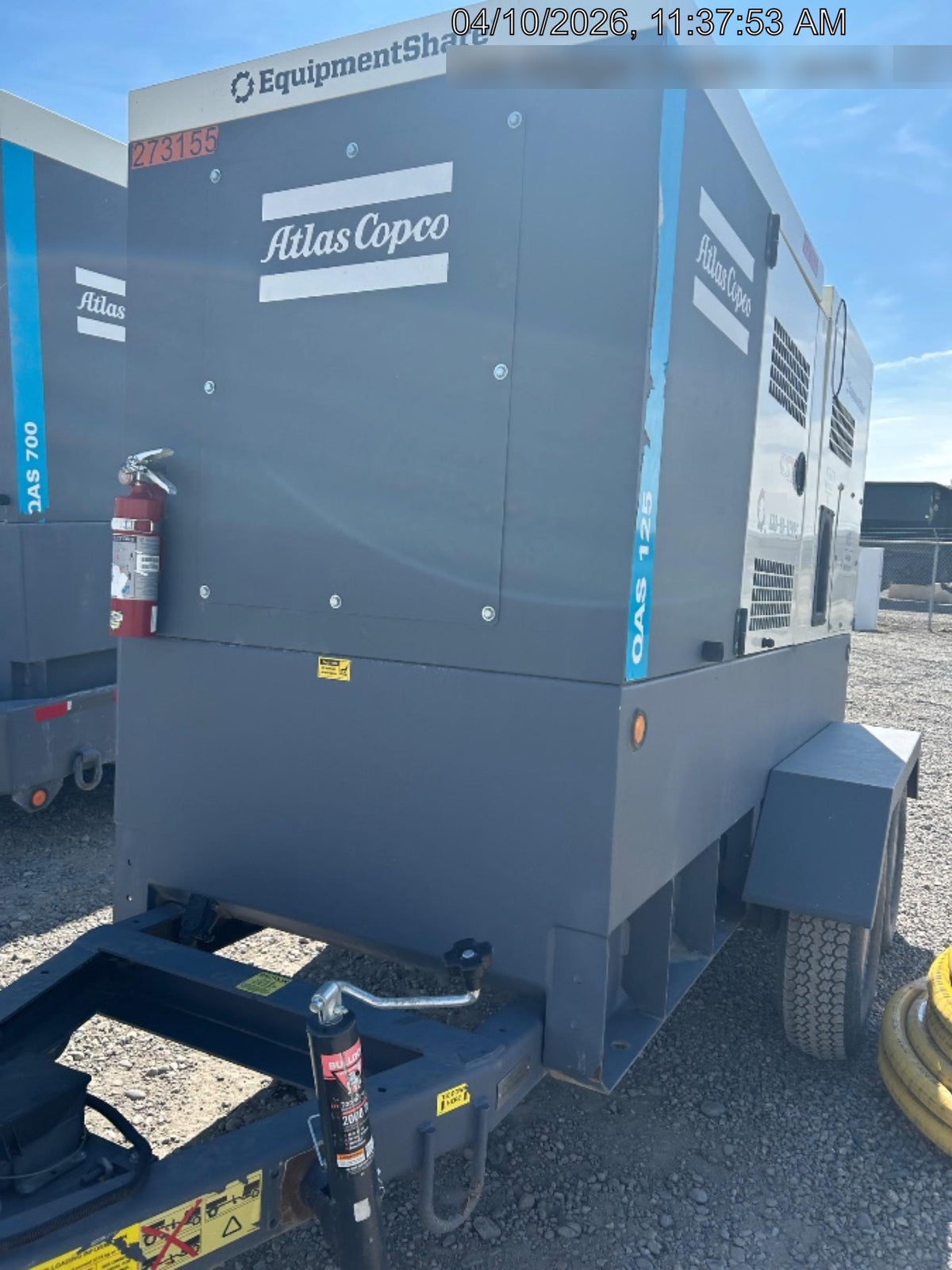 2022 ATLAS COPCO QAS 125