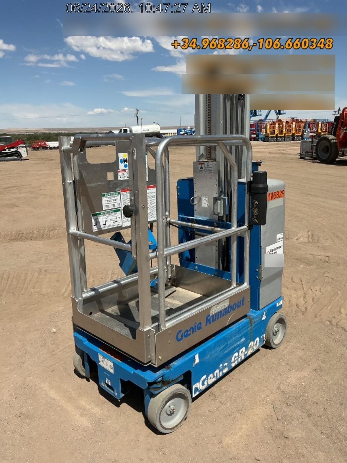 2020 GENIE GR-20