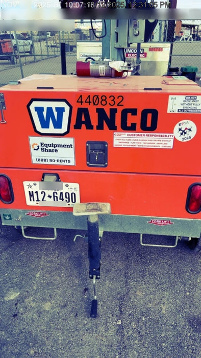 2024 Wanco WLTT-4MM4K Diesel, Deep Sea Controller, Shore Power Plug, Auto Start, (4) 350W LED Floodlights, 4kW Generator, 60 Gal Fuel Tank, 2" Ball, T3