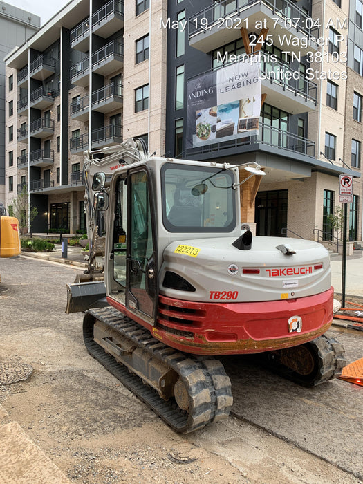 2020 Takeuchi TB290C Cab/Heat/Air, Rubber Tracks, Manual TAG QC
