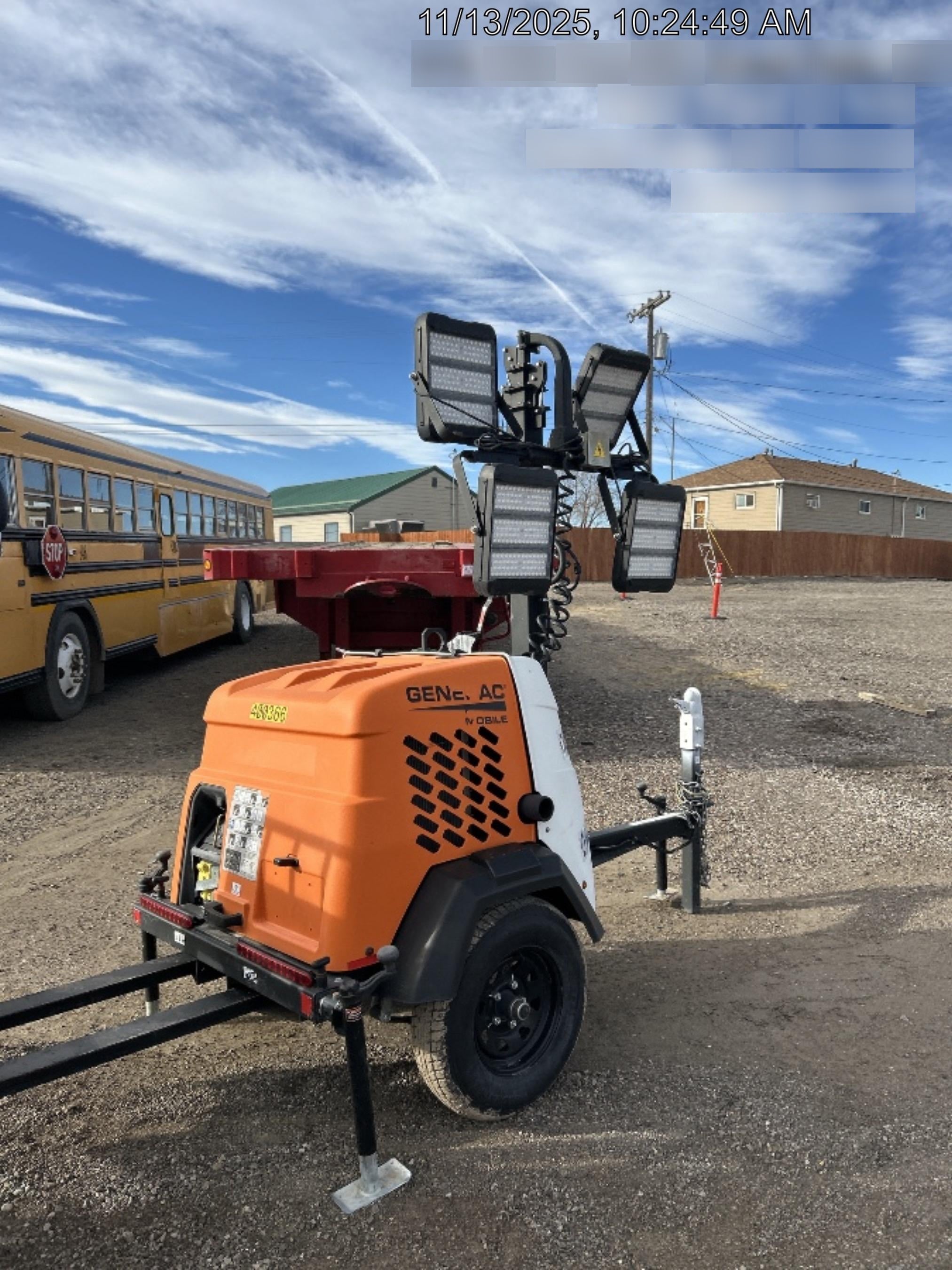 2024 Generac MLT2 Diesel, Flex Switch 120V Input, Powerzone Controller, 
(4) 320W LED Lights, 4kW Generator, 39.9 Gal Fuel Tank, 2" Ball, T3