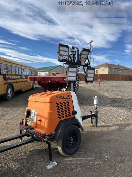 2024 Generac MLT2 Diesel, Flex Switch 120V Input, Powerzone Controller, 
(4) 320W LED Lights, 4kW Generator, 39.9 Gal Fuel Tank, 2" Ball, T3