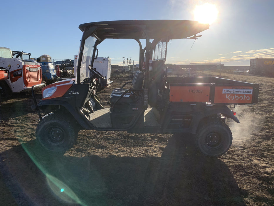2022 Kubota RTV-X1140W-H Plastic Canopy, Windshield Acrylic Clear, LED Strobe Light, Wire Harness Kit, Back up Alarm