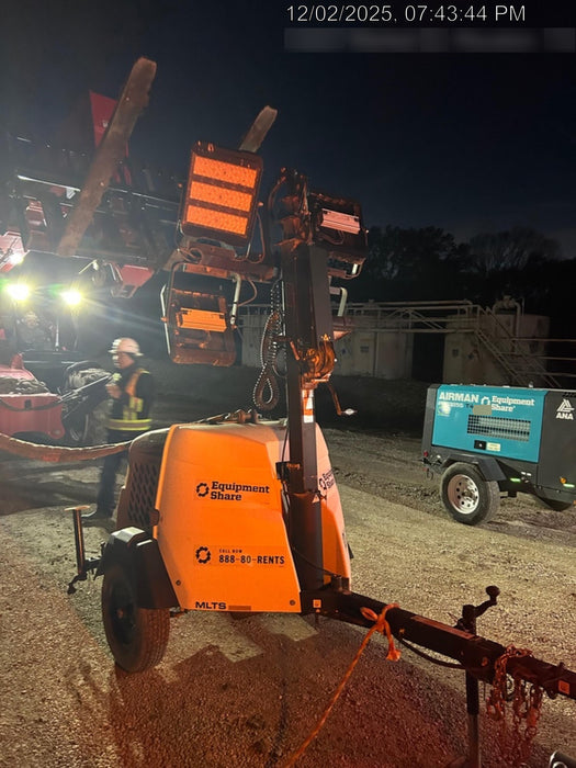 2025 Generac MLTS-4 Diesel, Mitsubishi L2E, 7.1 hp @1800 rpm, Flex Switch 120V Input, Powerzone Controller, (4) 320W LED Lights, 4kW Generator, 39.9 Gal Fuel Tank, 2" Ball, ES Decals