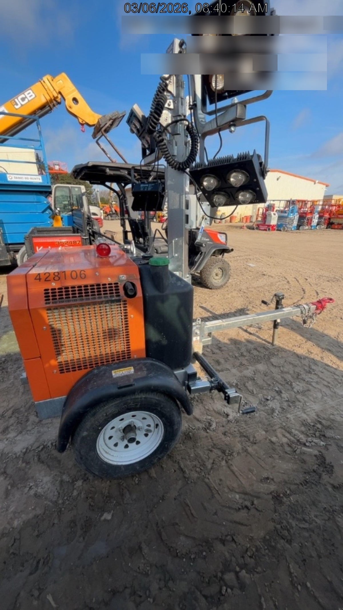 2024 Wanco WLTT-4MM4K Diesel, Deep Sea Controller, Shore Power Plug, Auto Start, (4) 350W LED Floodlights, 4kW Generator, 60 Gal Fuel Tank, 2" Ball, T3