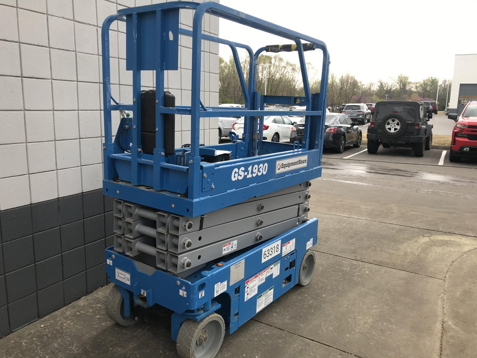 2020 Genie GS-1930 Solid Non Marking Tires, Beacon, Folding rails with half height swing gate