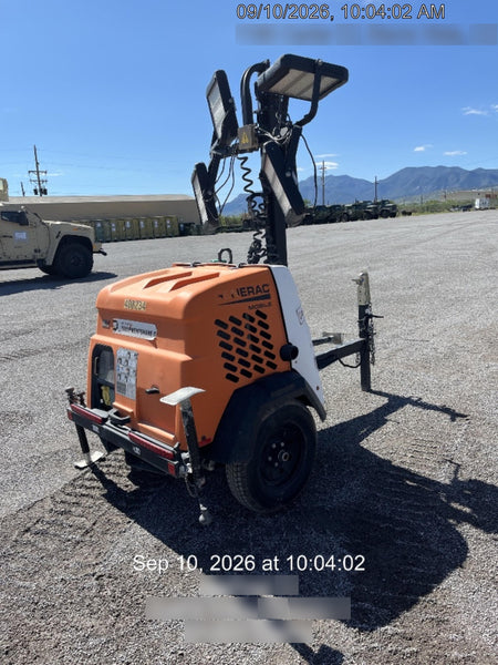 2024 Generac MLT2 Diesel, Flex Switch 120V Input, Powerzone Controller, 
(4) 320W LED Lights, 4kW Generator, 39.9 Gal Fuel Tank, 2" Ball, T3