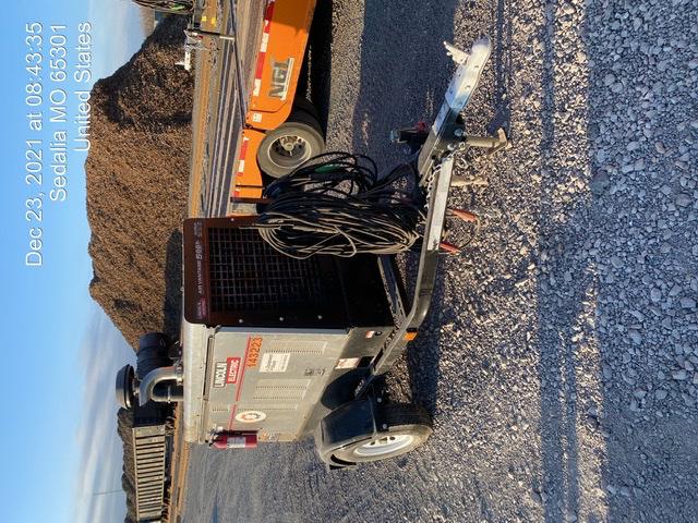 2021 Lincoln Electric Air Vantage 566 Air Vantage 566X Ready Pak 3 (includes trailer, cable rack, fender light kit); no telematics