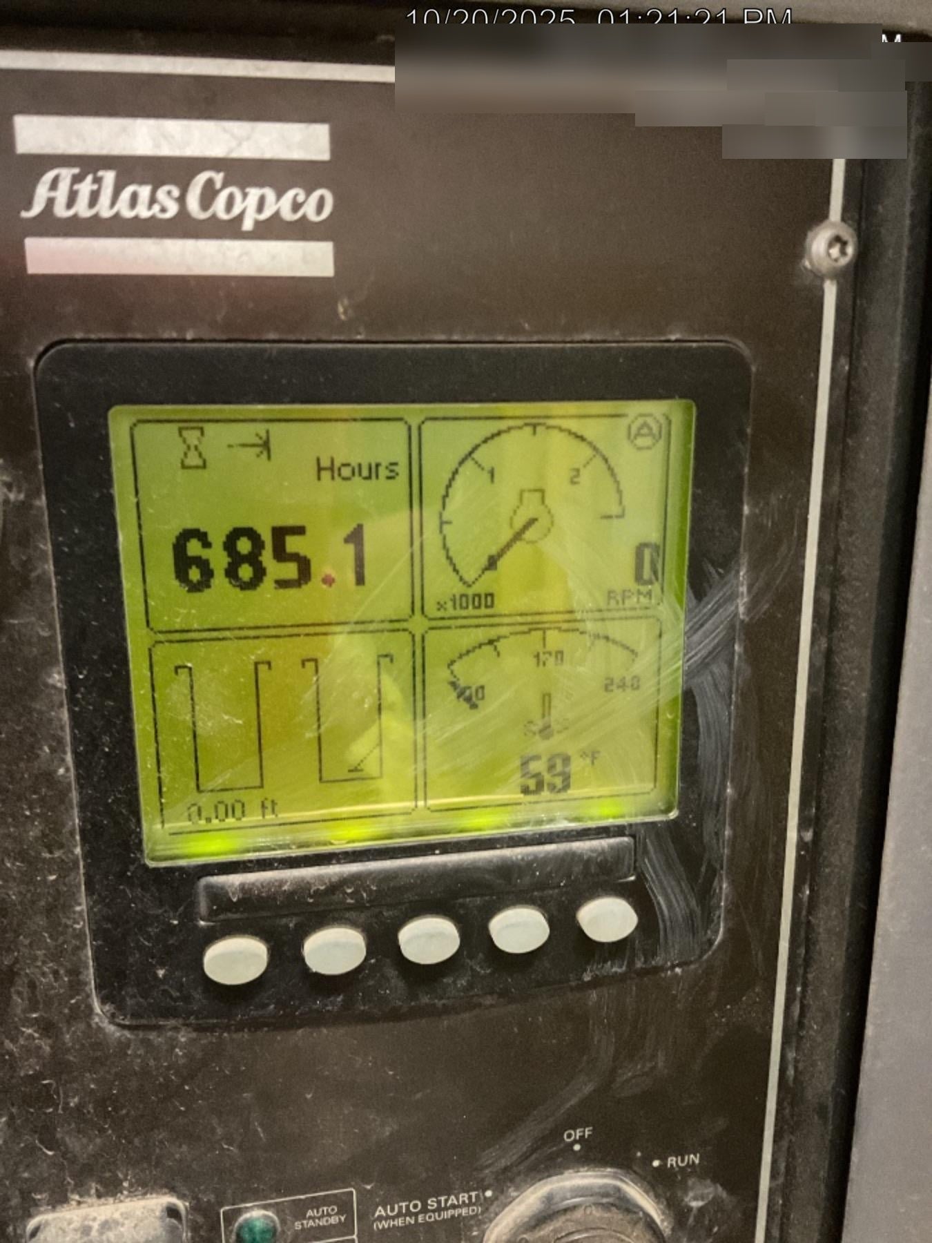 2020 ATLAS COPCO PAS 100 HF CS Enclosed