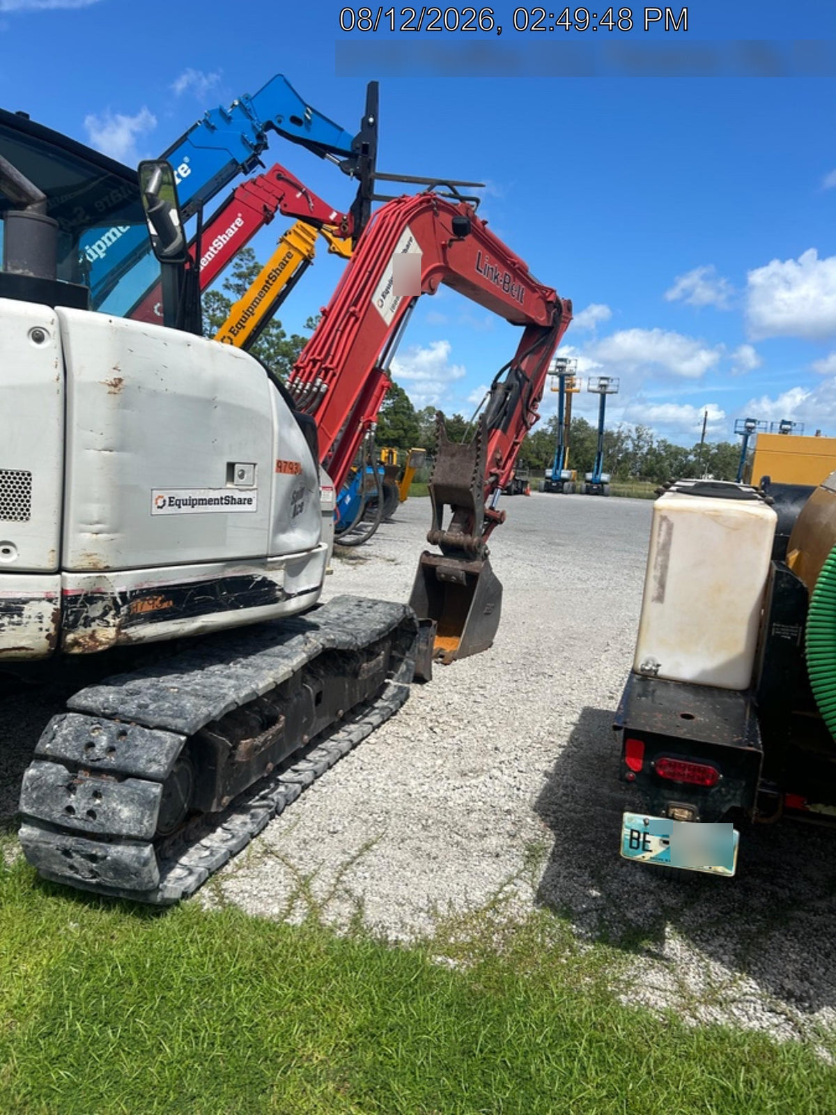 2020 Link-Belt 80X3EX EXC, 7'2" ARM, 17.7" RT, MFH(PJ)