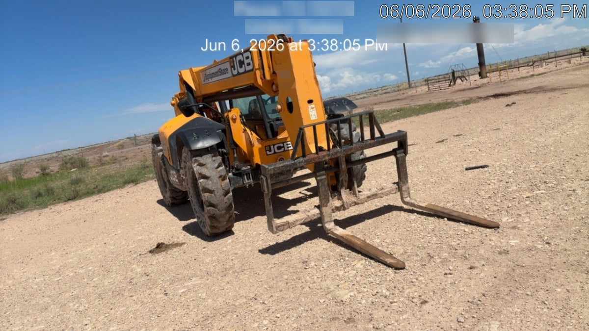 2019 JCB 509-42 JCB 509-42 Enclosed Cab, 74 HP, Solid Tires, Worklights, Beacon, Aux Hydraulics, Lifting Eye