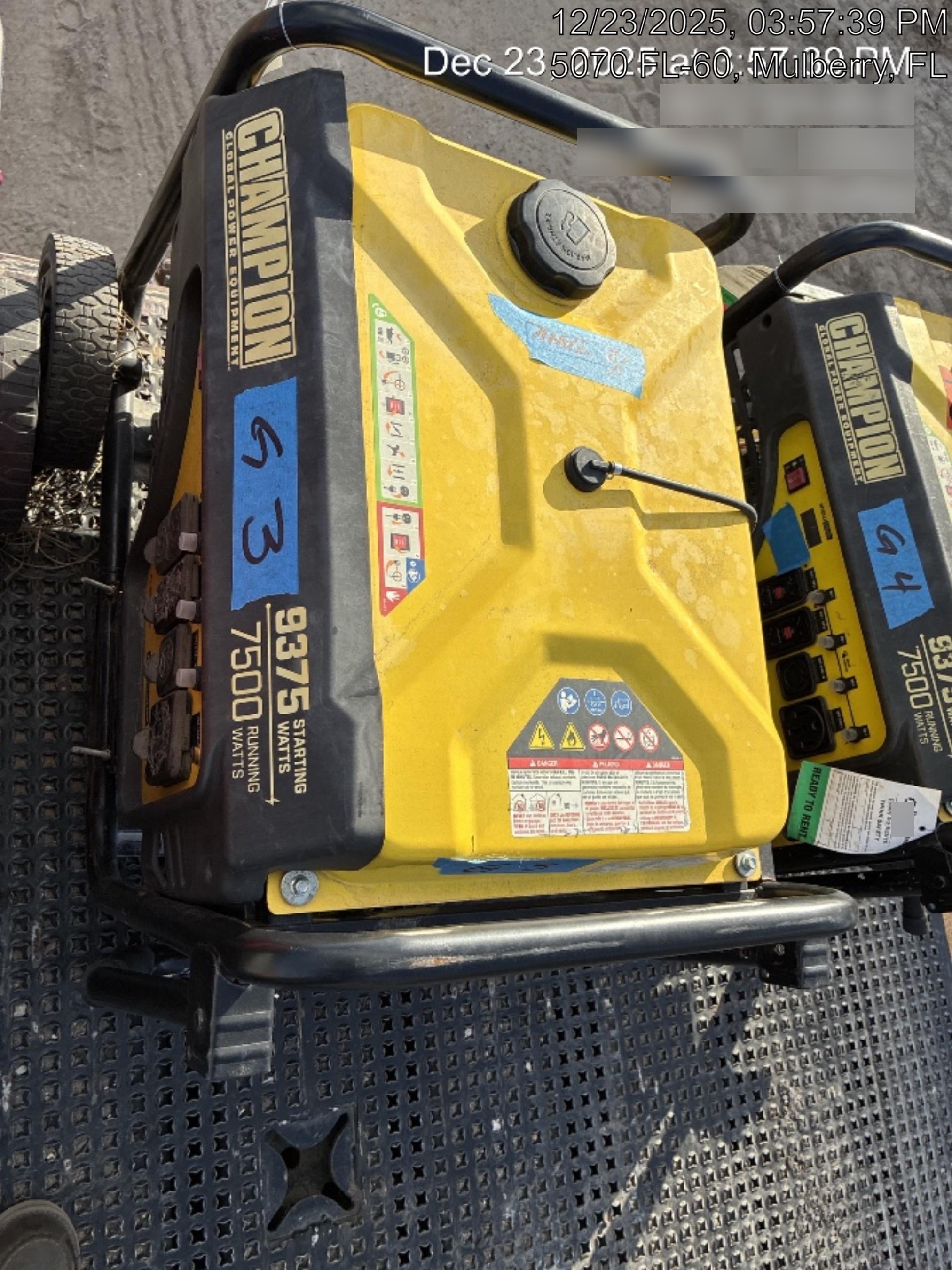 2022 CHAMPION POWER EQUIPMENT 100704