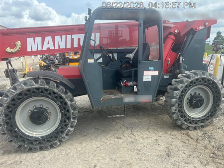 2018 Manitou MTA10055 MTA10055 - 74 HP T4, Canopy, Worklights/Strobe, Beacon, 66" Carriage, 60" Forks, Solid Tires, Lift Hook, Aux Hydraulics