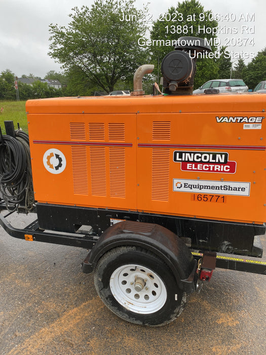 2021 Lincoln Electric Vantage 549X Ready Pak 3, ORANGE (includes trailer, cable rack, fender light kit)