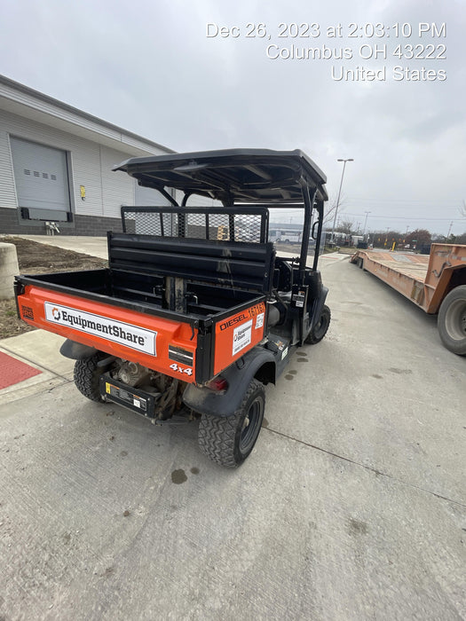 2022 Kubota RTV-X1140W-H Plastic Canopy, Windshield Acrylic Clear, LED Strobe Light, Wire Harness Kit, Back up Alarm