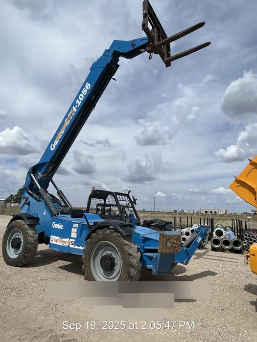 2018 Genie GTH-1056 Genie GTH-1056 w/Open ROPS, Foam Filled Tires, Work Light/Beacon, 60" Carriage and Forks