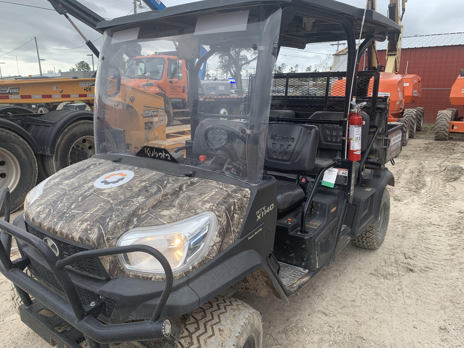 2020 Kubota RTV-X1140 CAMO, CANOPY, STROBE, BACK UP ALARM, WINDSHIELD, FIRE EXT