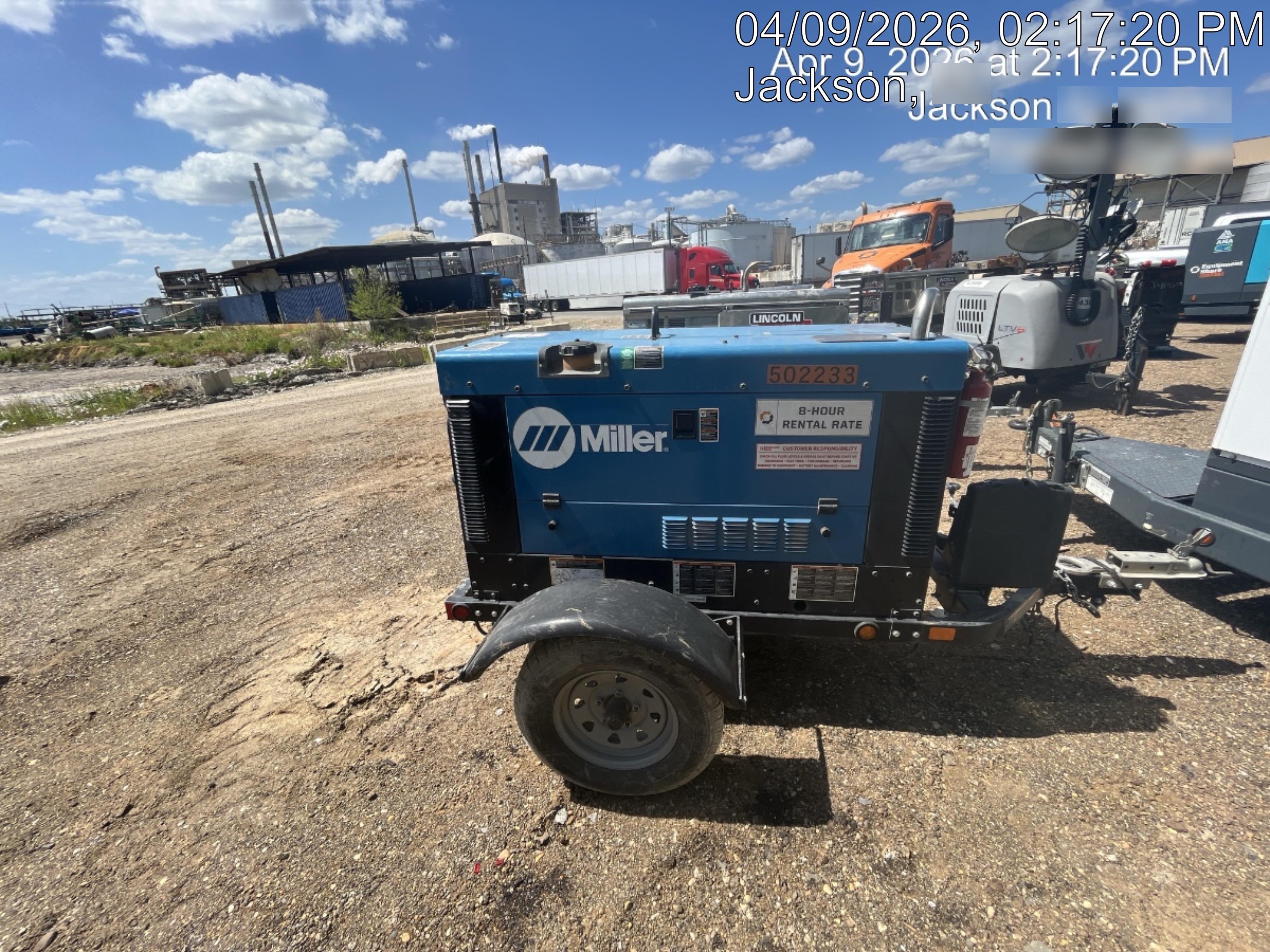 2025 MILLER ELECTRIC BIG BLUE 400