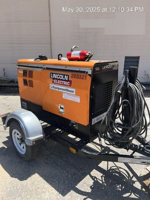 2022 Lincoln Electric LE400 Kubota V1505, Trlr, Cable Rack, Light Kit, ES Decals, T3