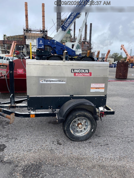 2019 Lincoln Electric Vantage 322 Welder Ready-Pak 3, Two wheel trailer, Fender and Light kit, Cable Rack