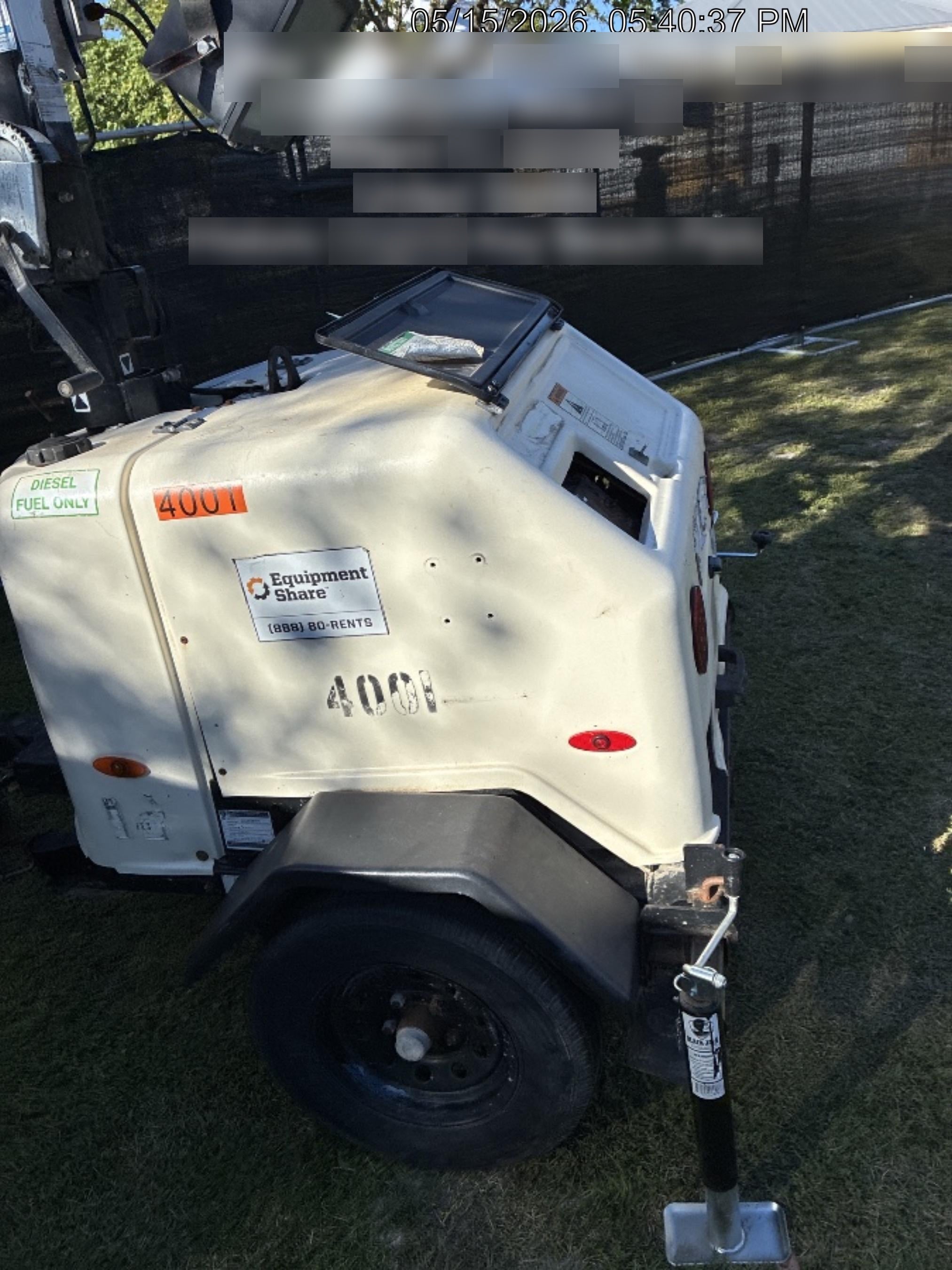 Genie RL4V2 RL4V2- 6KW, 60 HZ GENERATOR W 10.7 HP KOHLER DIESEL