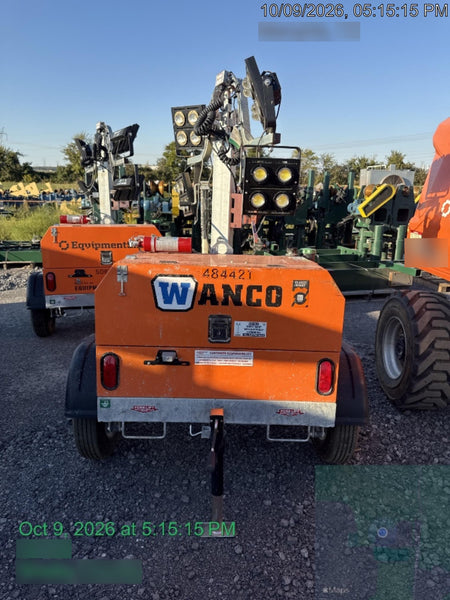 2024 Wanco WLTT-4MM4K Diesel, Mitsubishi L2E, 9.0HP @1800 rpm, Deep Sea Controller, Shore Power Plug, Auto Start, (4) 350W LED Floodlights, 4kW Generator, 60 Gal Fuel Tank, 2" Ball, T3