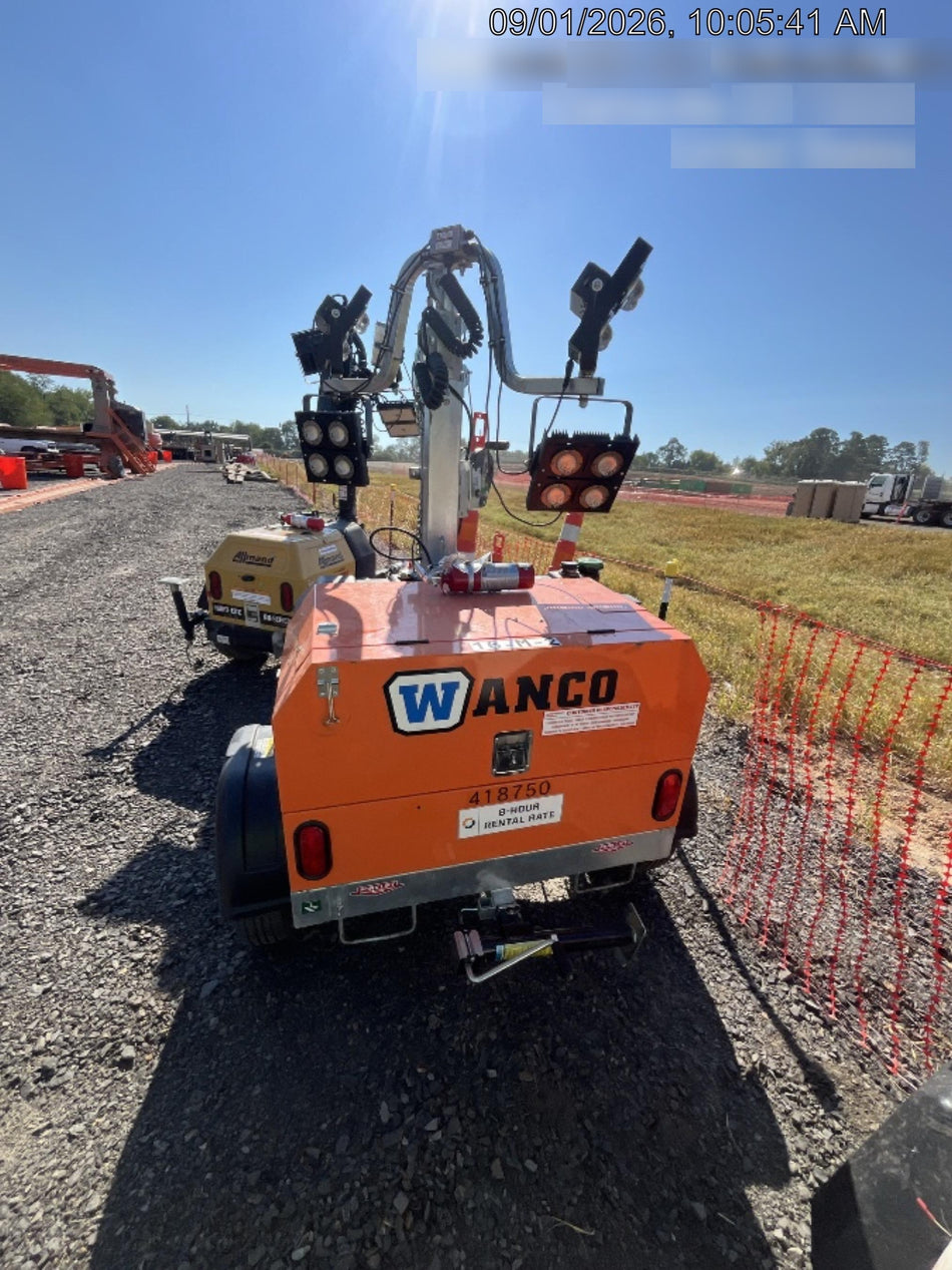 2024 Wanco WLTT-4MM4K Diesel, Deep Sea Controller, Shore Power Plug, Auto Start, (4) 350W LED Floodlights, 4kW Generator, 60 Gal Fuel Tank, 2" Ball, T3