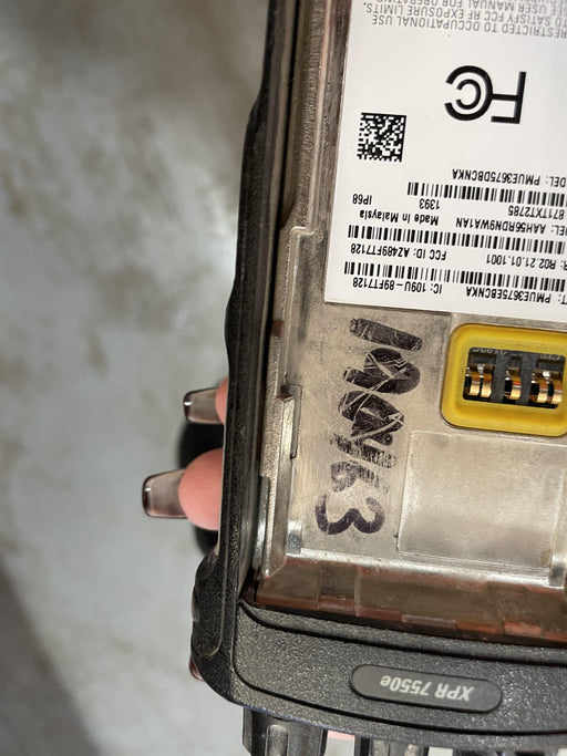 2021 MOTOROLA XPR7550