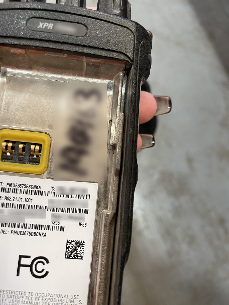 2021 MOTOROLA XPR7550
