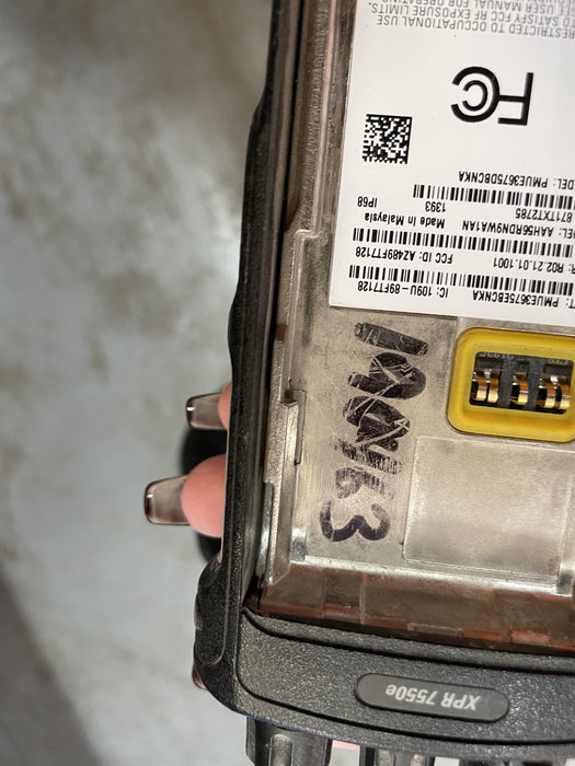 2021 MOTOROLA XPR7550