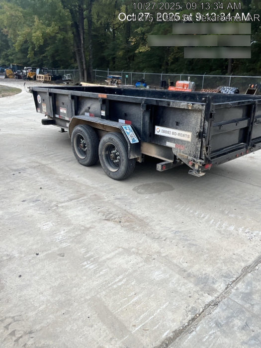 2024 BIG TEX TRAILER 16LP - 16' Bumper Pull Dump Trailer