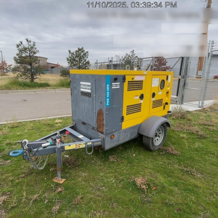 2020 ATLAS COPCO PAS 100 HF CS Enclosed