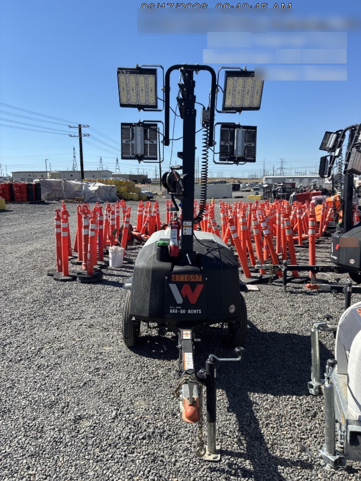 2024 Wacker Neuson LTT4 Diesel, Kohler KDW702, Deep Sea Controller, Auto Start, LED 320W, Bypass Outlet, T3
