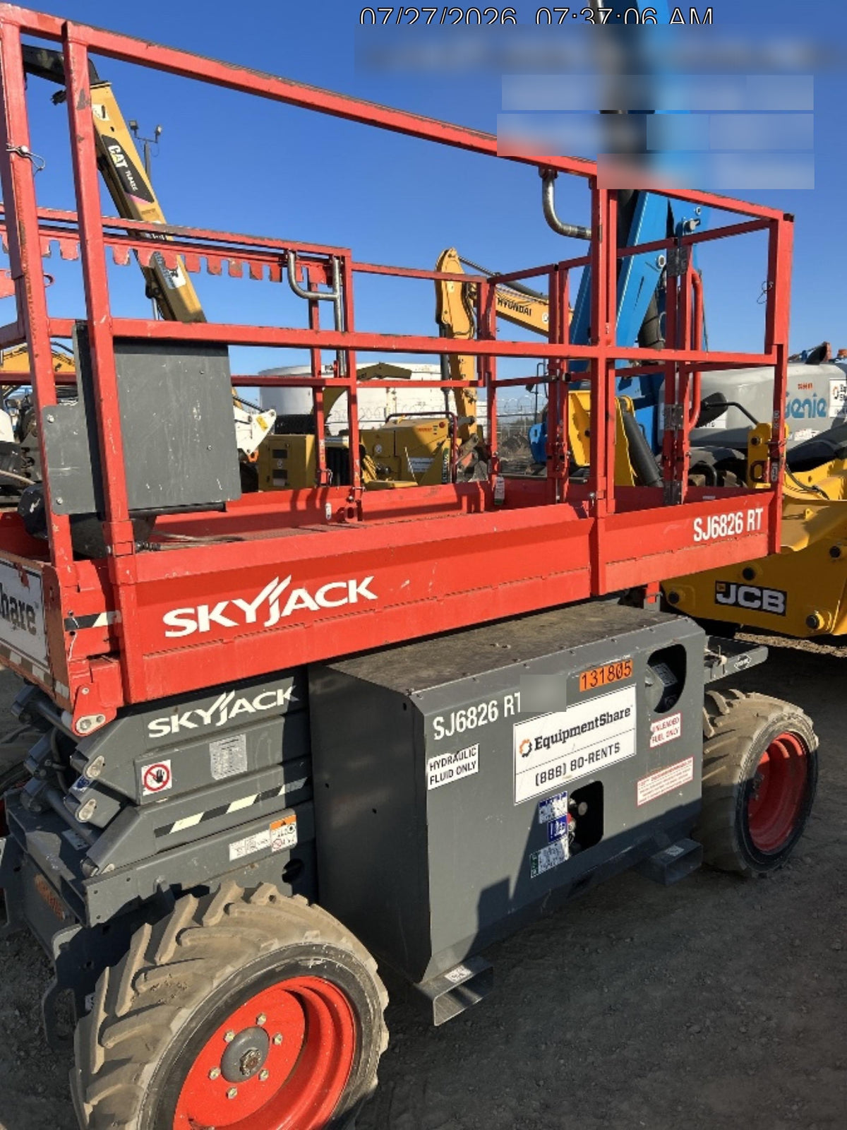 2021 SKYJACK SJ6826 RT