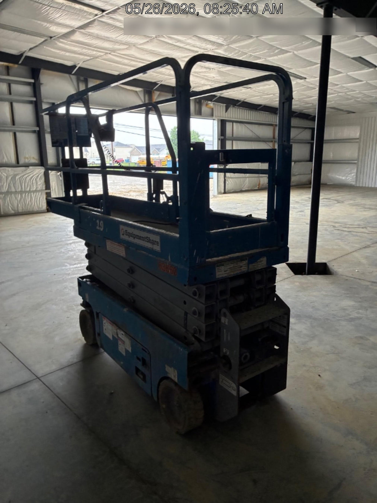 2020 Genie GS-1930 Solid Non Marking Tires, Beacon, Folding rails with half height swing gate